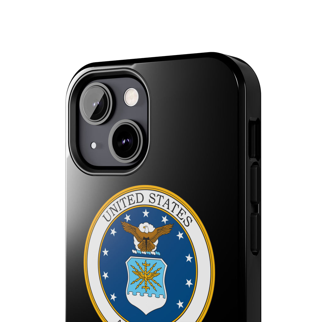 USAF Tough Phone Case — Personalized United States Air Force Emblem