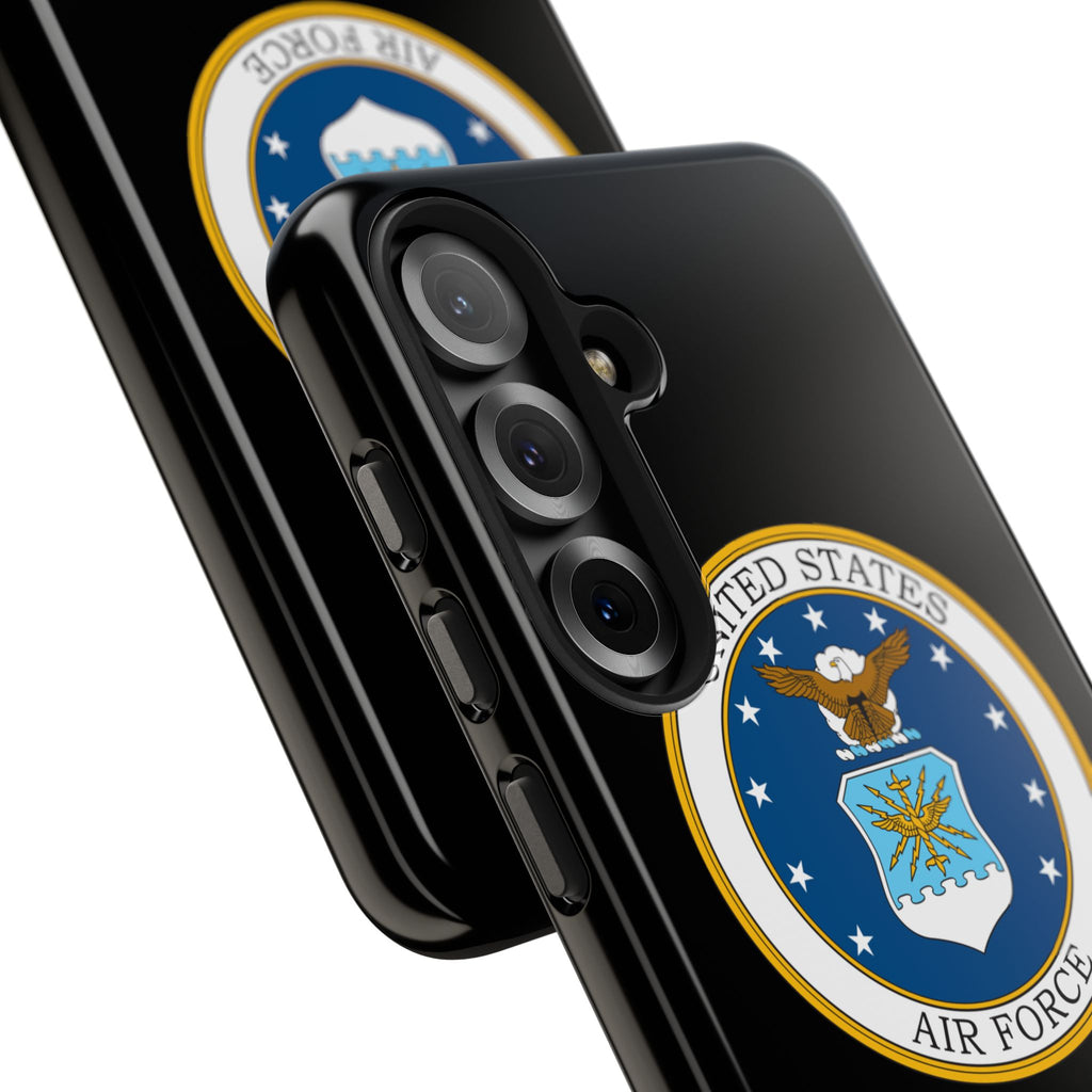 USAF Tough Phone Case — Personalized United States Air Force Emblem
