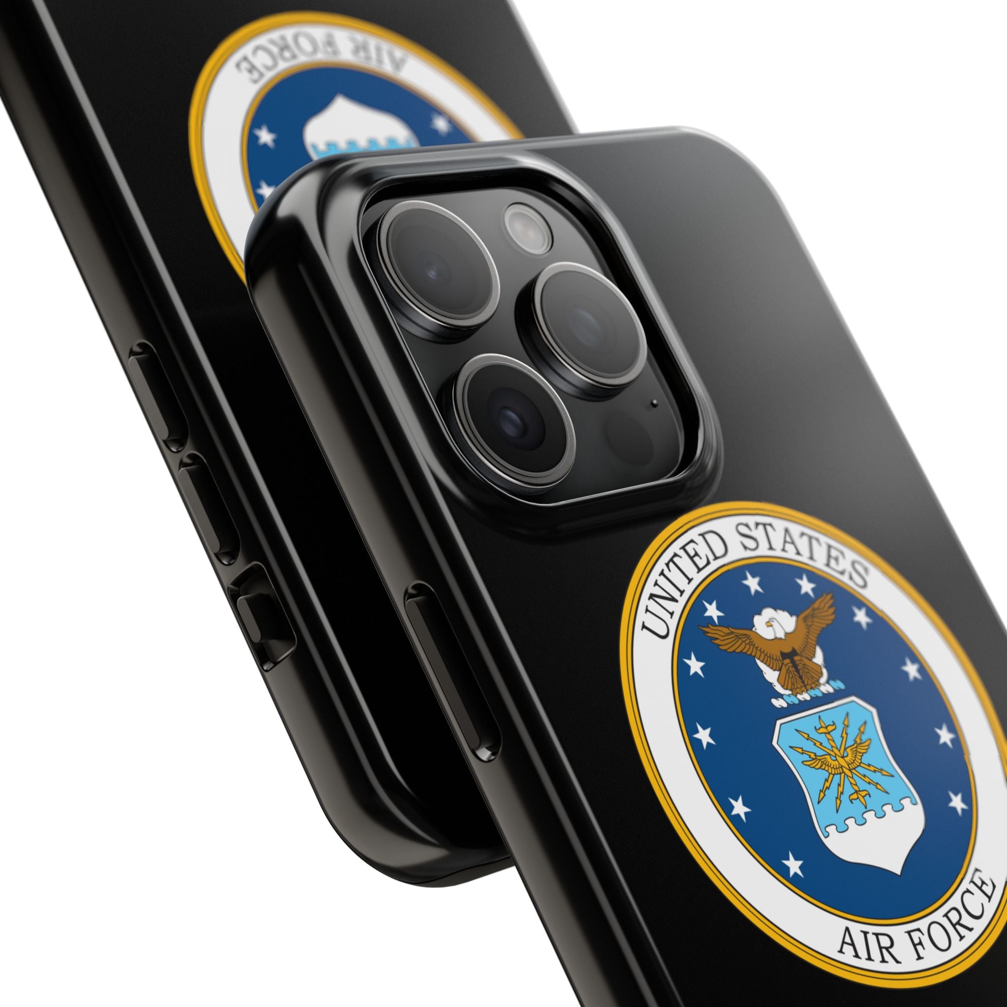 USAF Tough Phone Case — Personalized United States Air Force Emblem