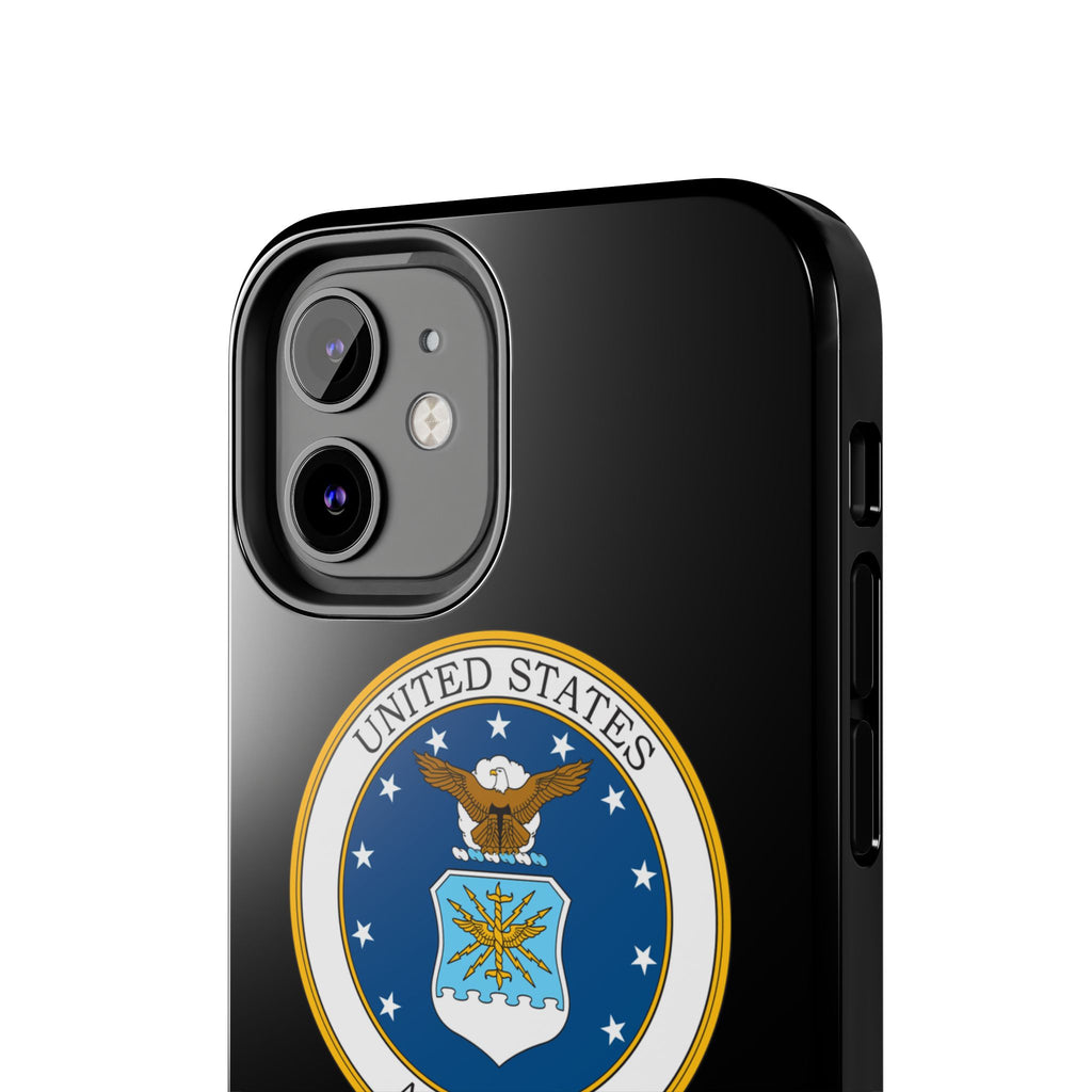 USAF Tough Phone Case — Personalized United States Air Force Emblem