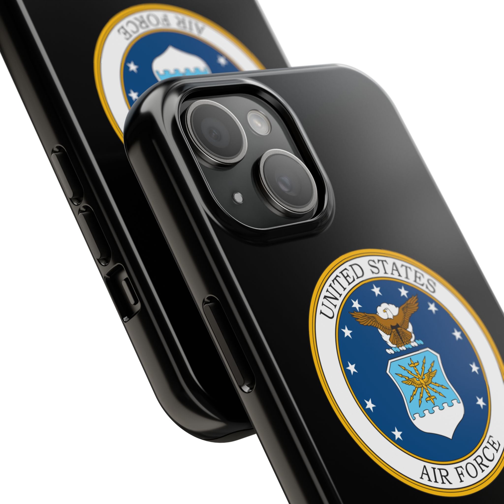 USAF Tough Phone Case — Personalized United States Air Force Emblem