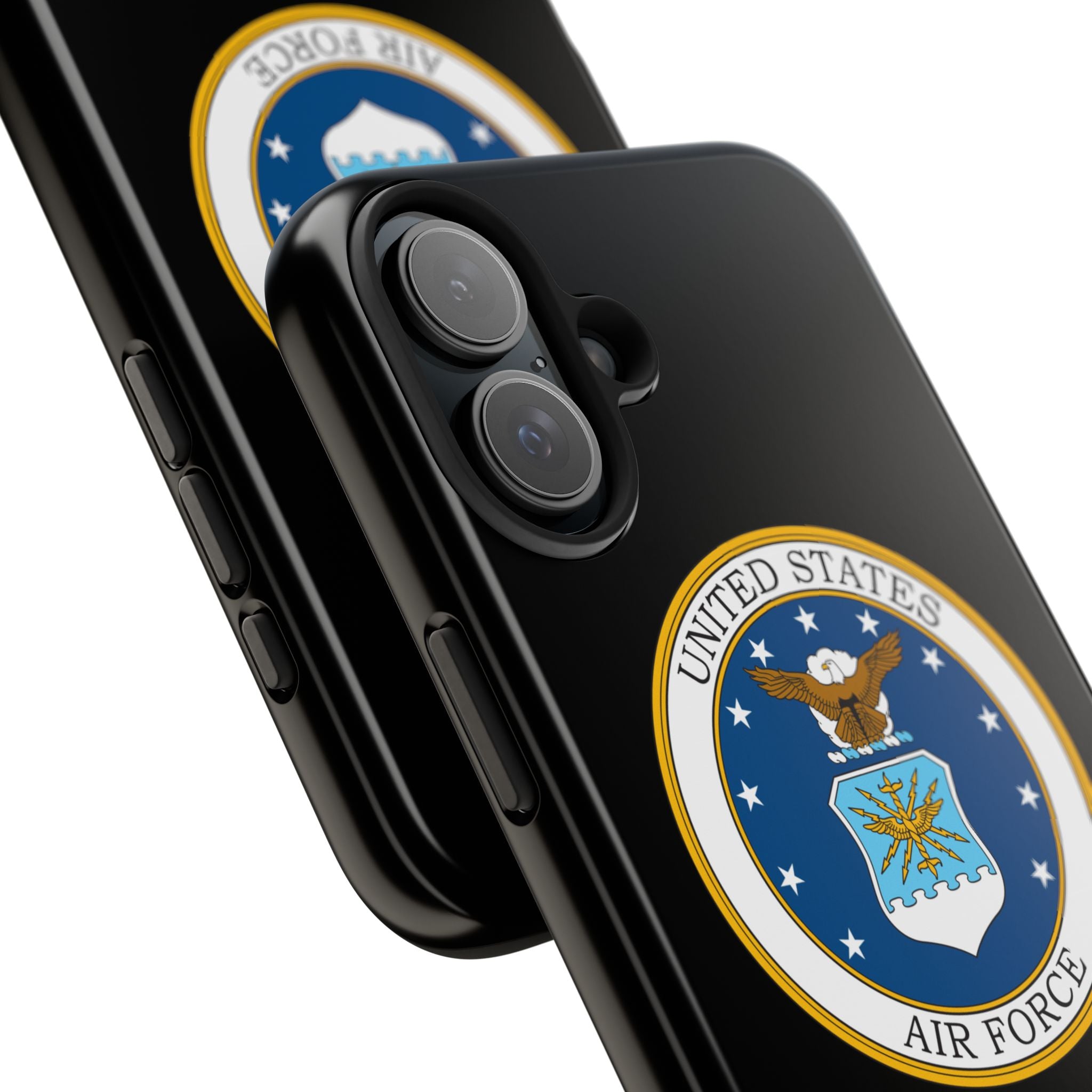 USAF Tough Phone Case — Personalized United States Air Force Emblem