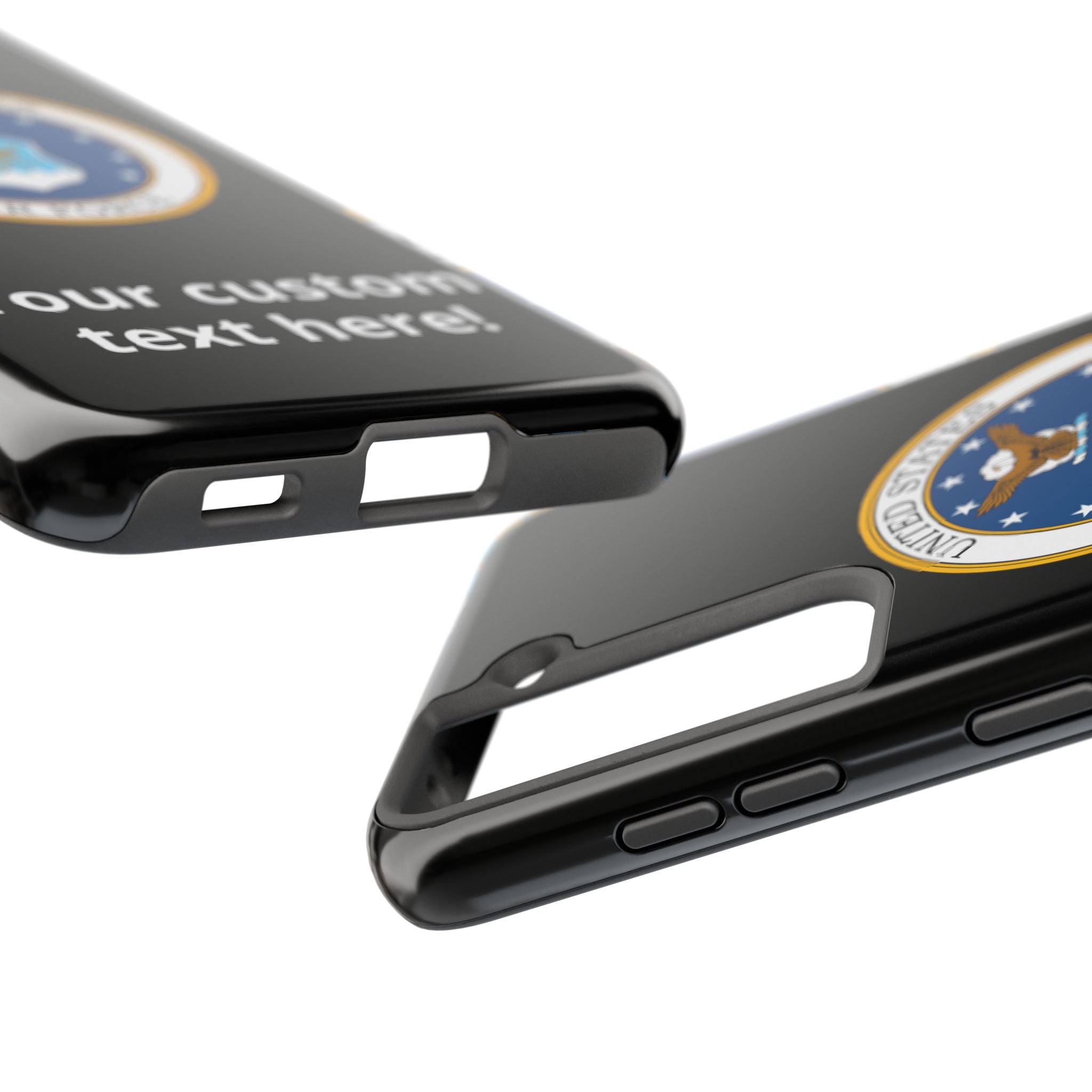 USAF Tough Phone Case — Personalized United States Air Force Emblem
