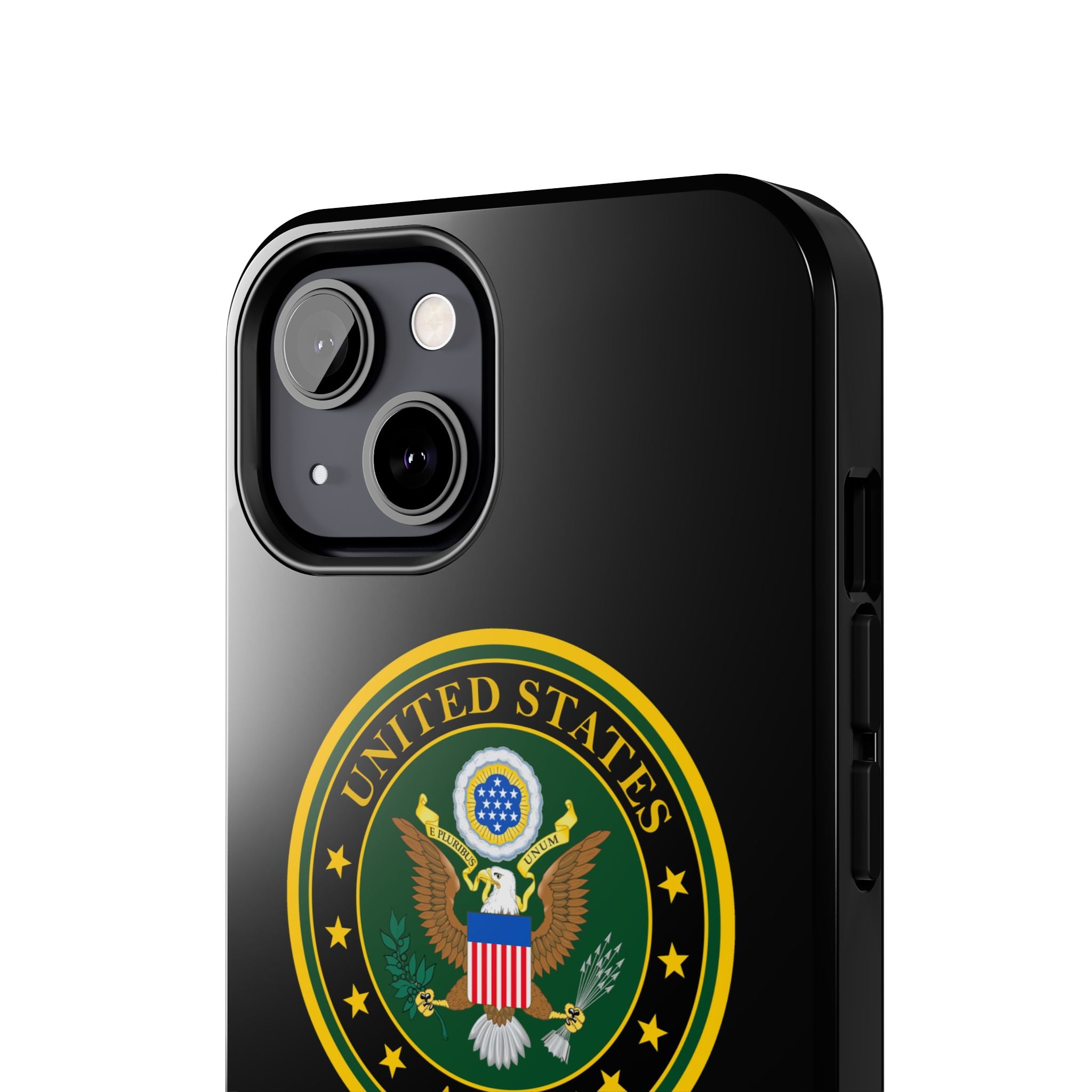 Army Emblem Tough Phone Case — Custom Text Military iPhone Cover