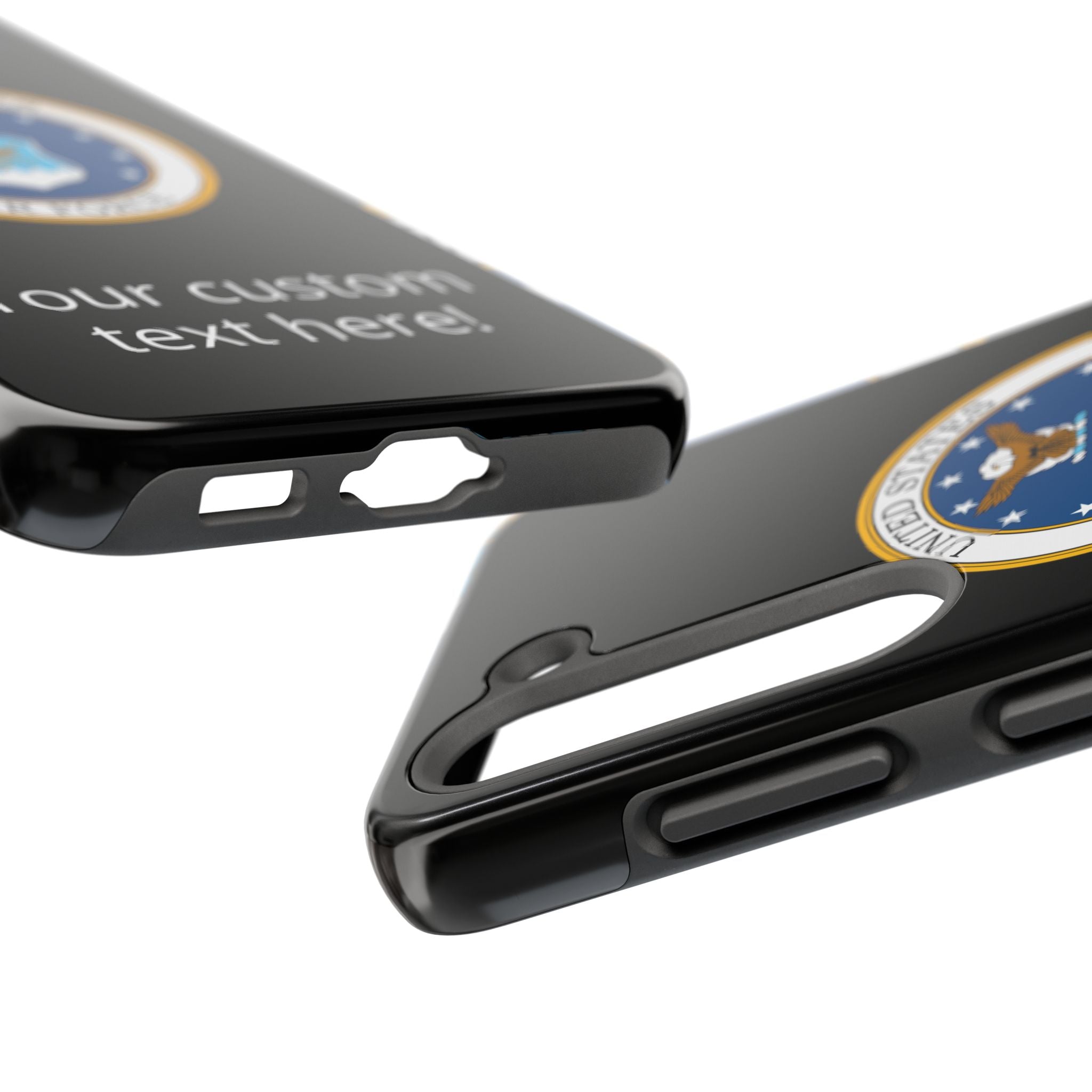 USAF Tough Phone Case — Personalized United States Air Force Emblem