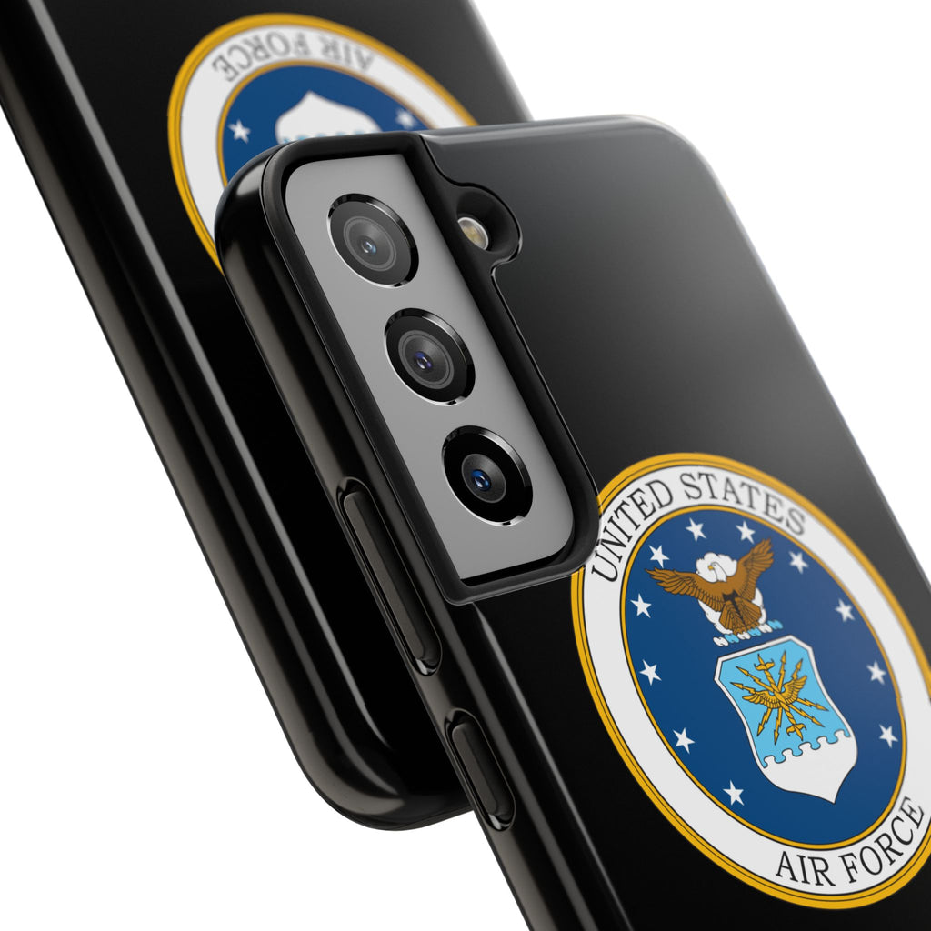 USAF Tough Phone Case — Personalized United States Air Force Emblem