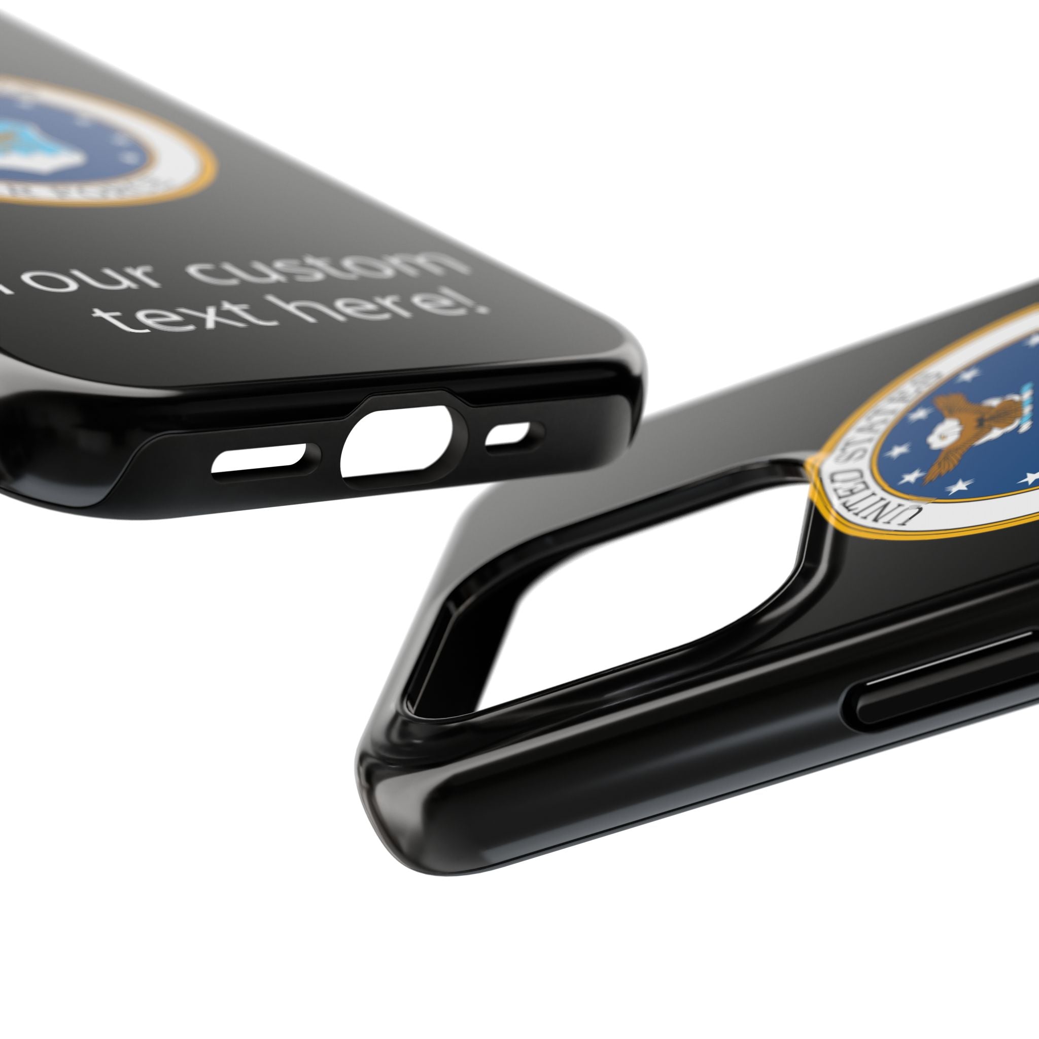 USAF Tough Phone Case — Personalized United States Air Force Emblem