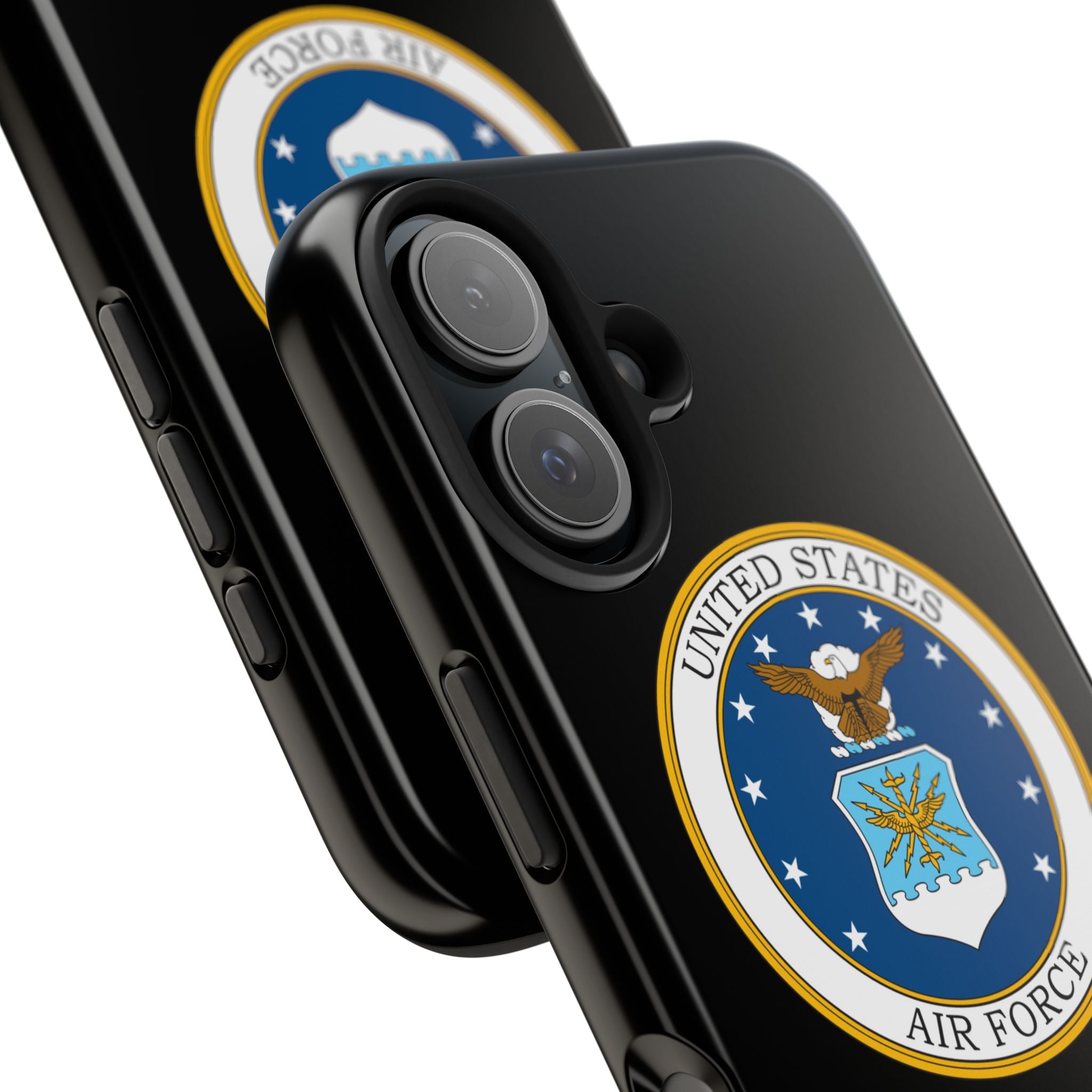 USAF Tough Phone Case — Personalized United States Air Force Emblem