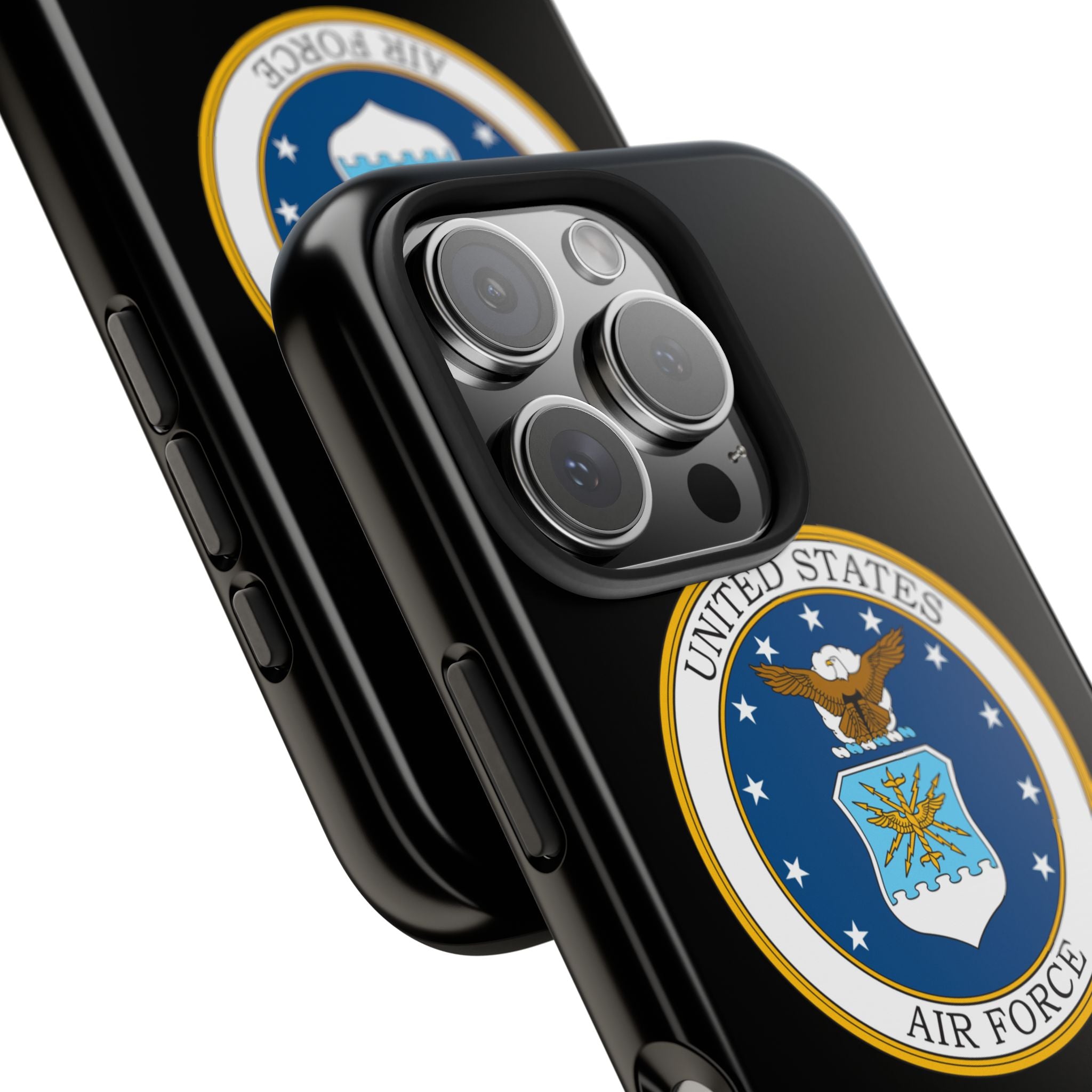 USAF Tough Phone Case — Personalized United States Air Force Emblem