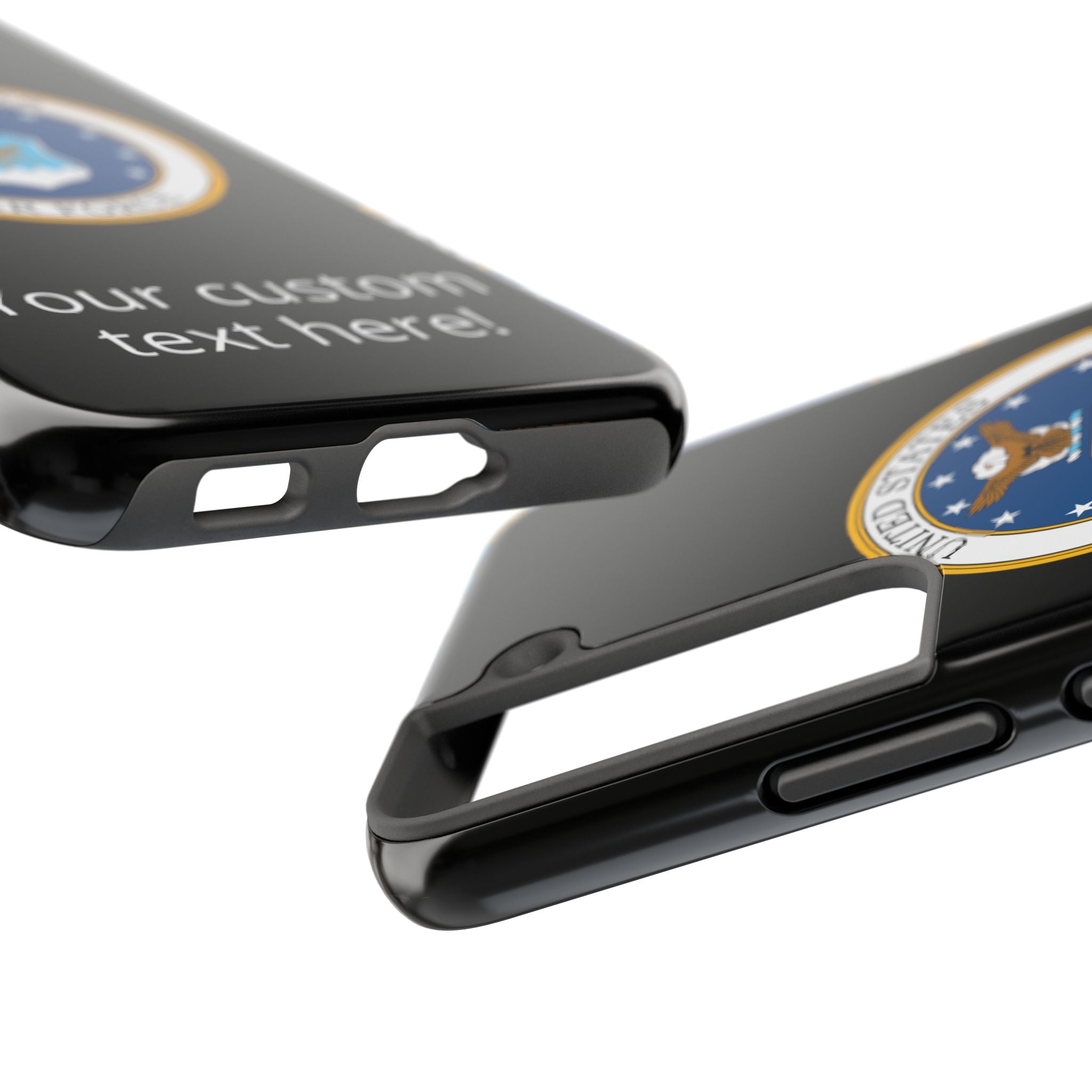 USAF Tough Phone Case — Personalized United States Air Force Emblem