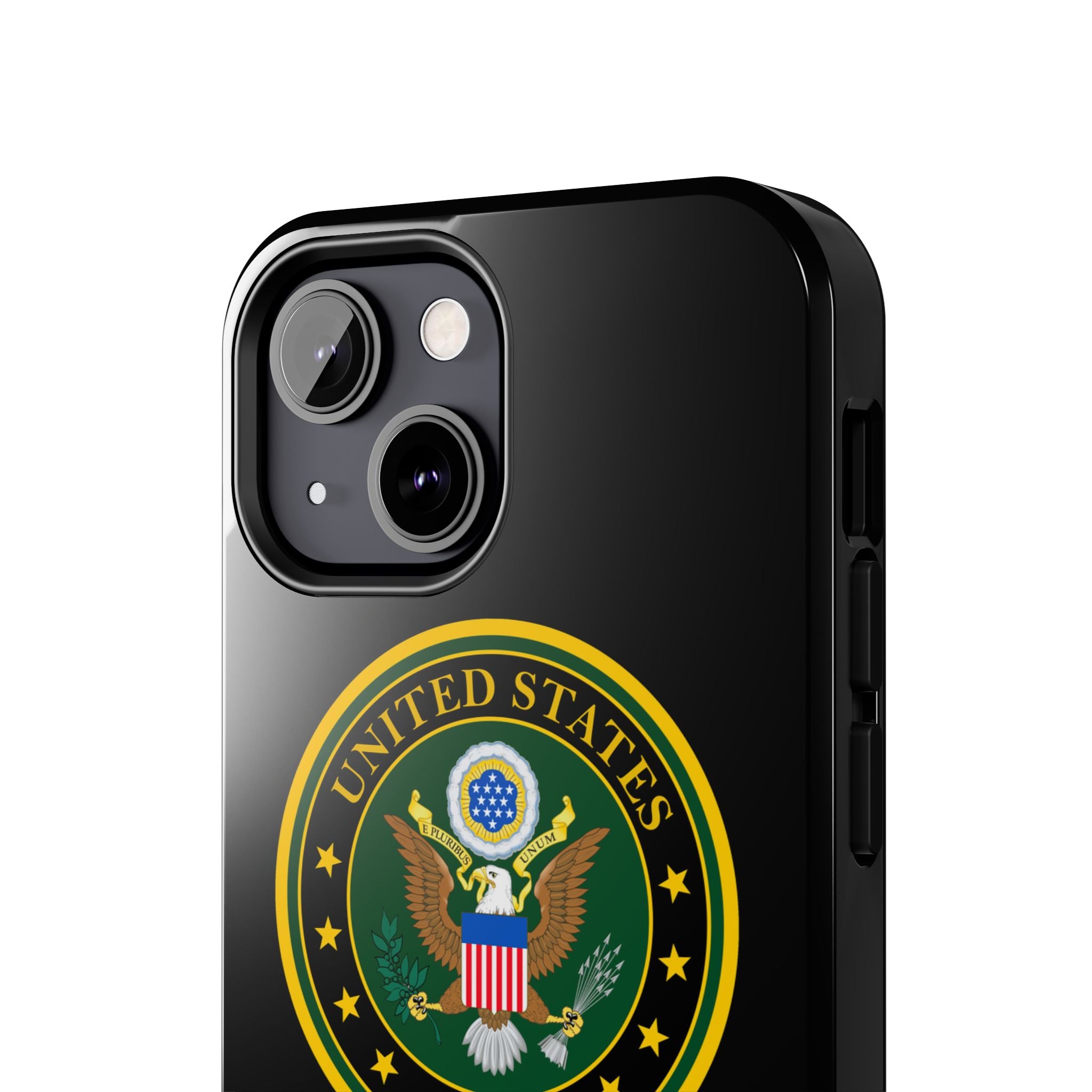 Army Emblem Tough Phone Case — Custom Text Military iPhone Cover