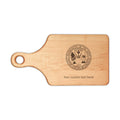 Engraved Wooden Cutting Board with Vintage Seal — Personalized Kitchen Gift