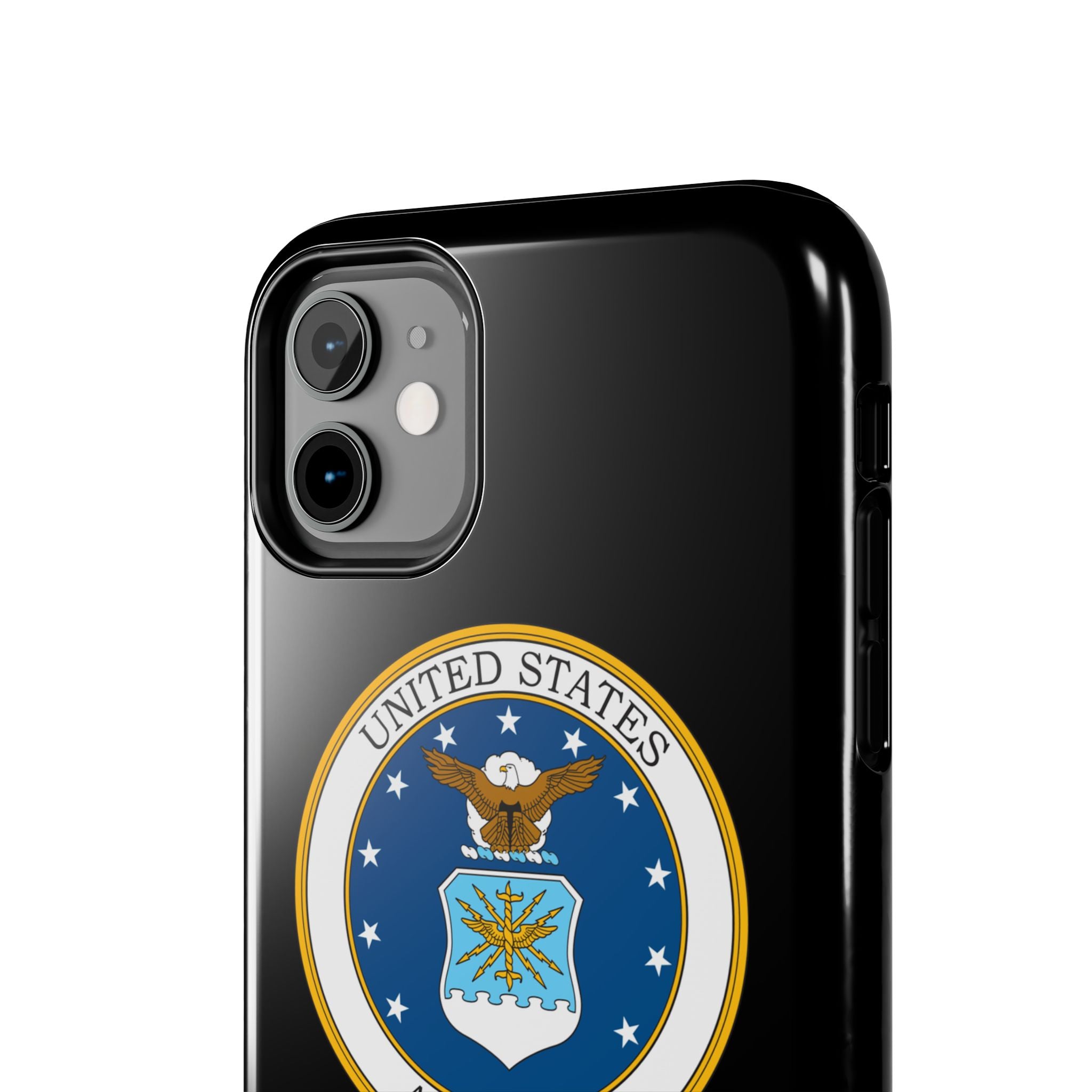 USAF Tough Phone Case — Personalized United States Air Force Emblem