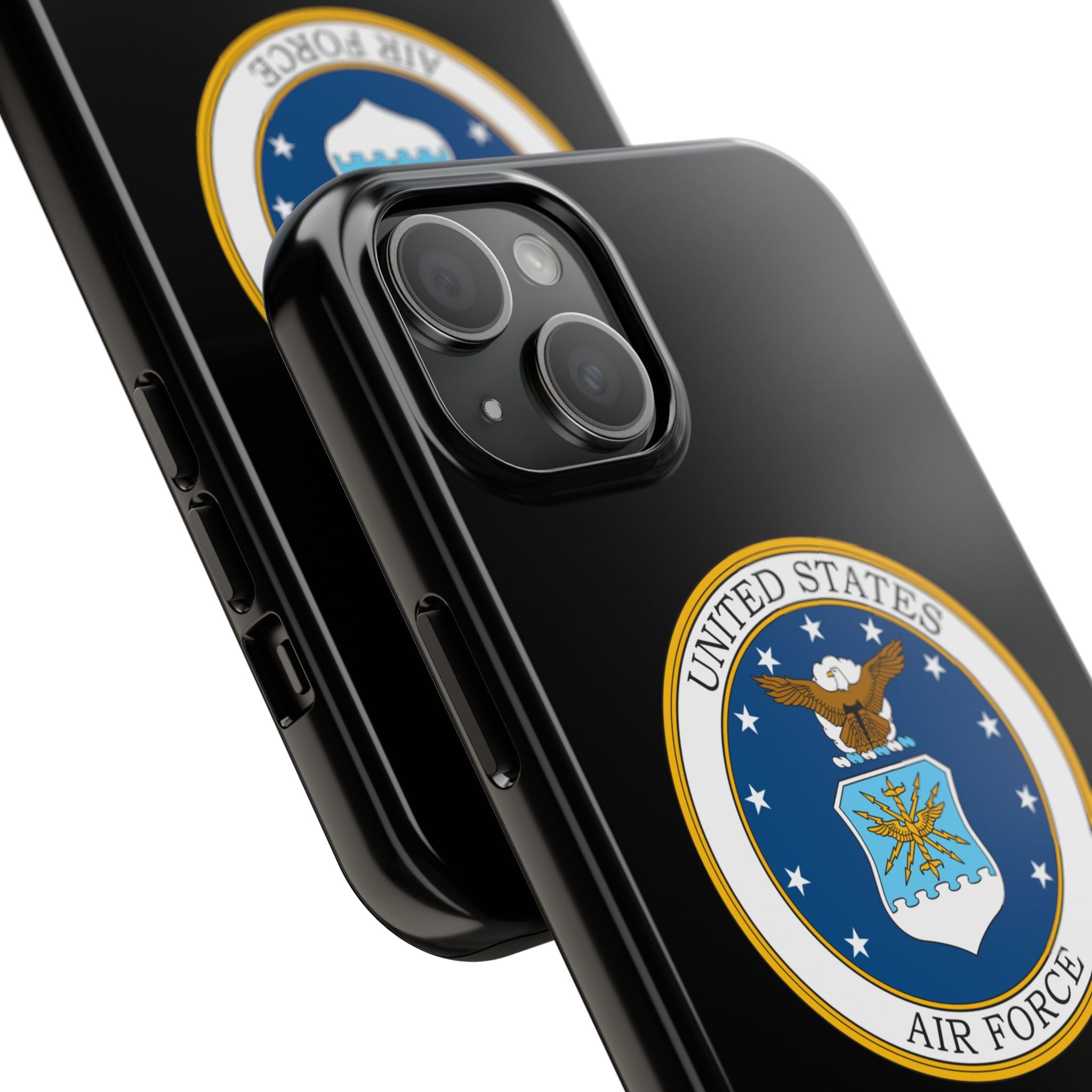 USAF Tough Phone Case — Personalized United States Air Force Emblem