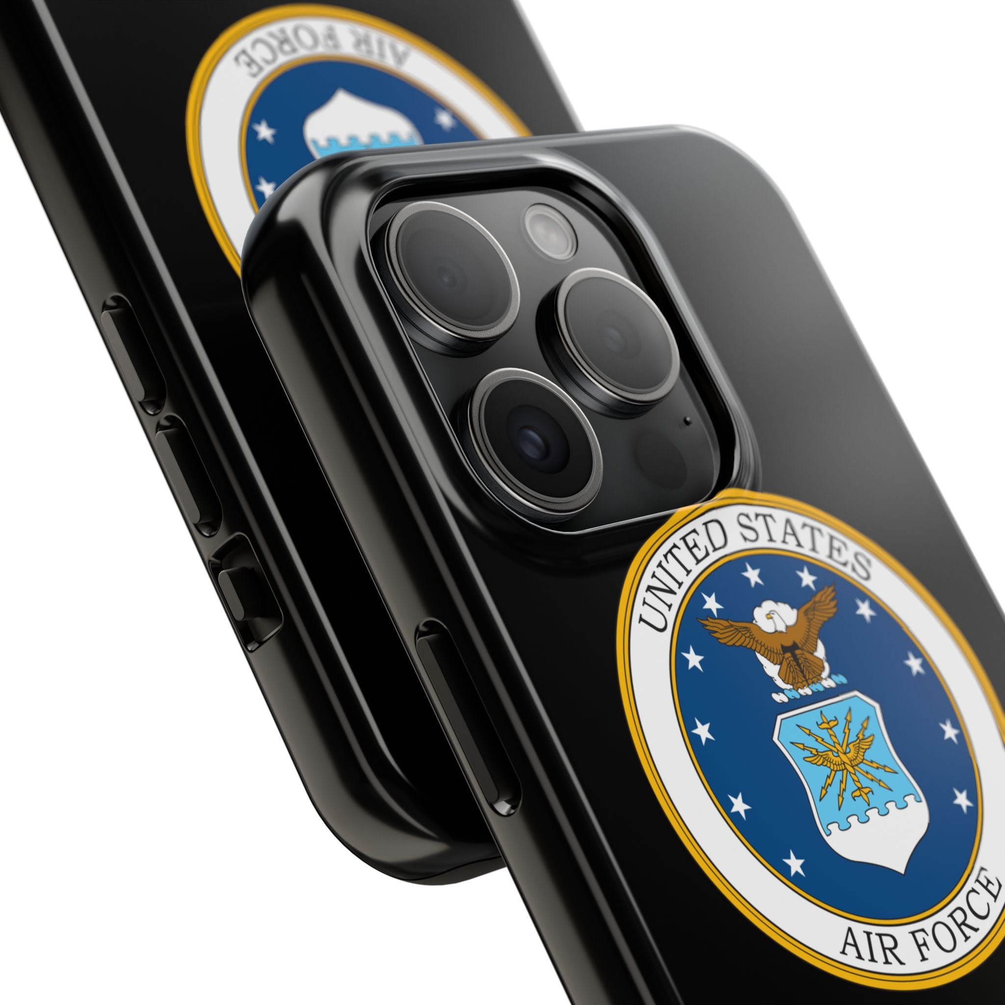 USAF Tough Phone Case — Personalized United States Air Force Emblem