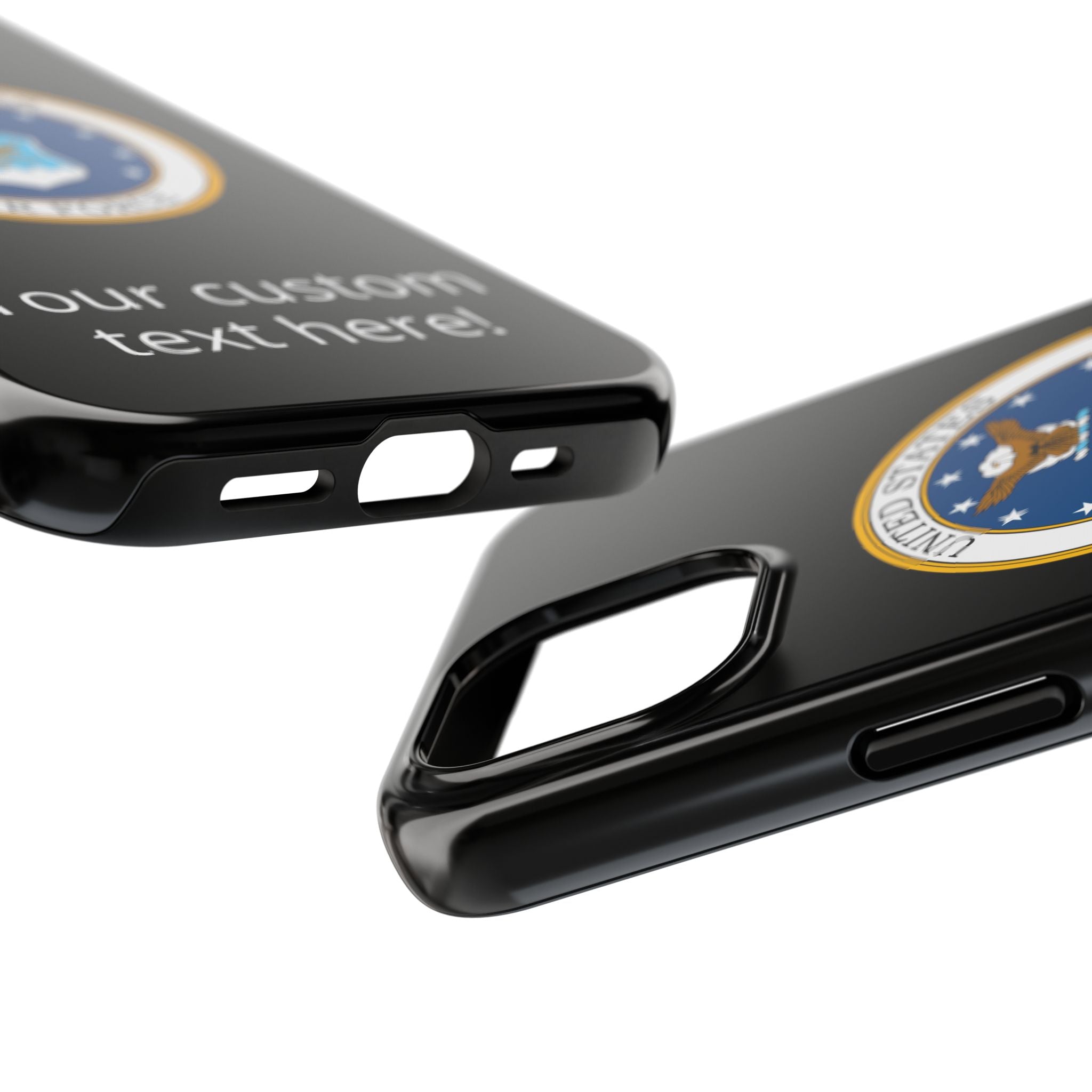 USAF Tough Phone Case — Personalized United States Air Force Emblem