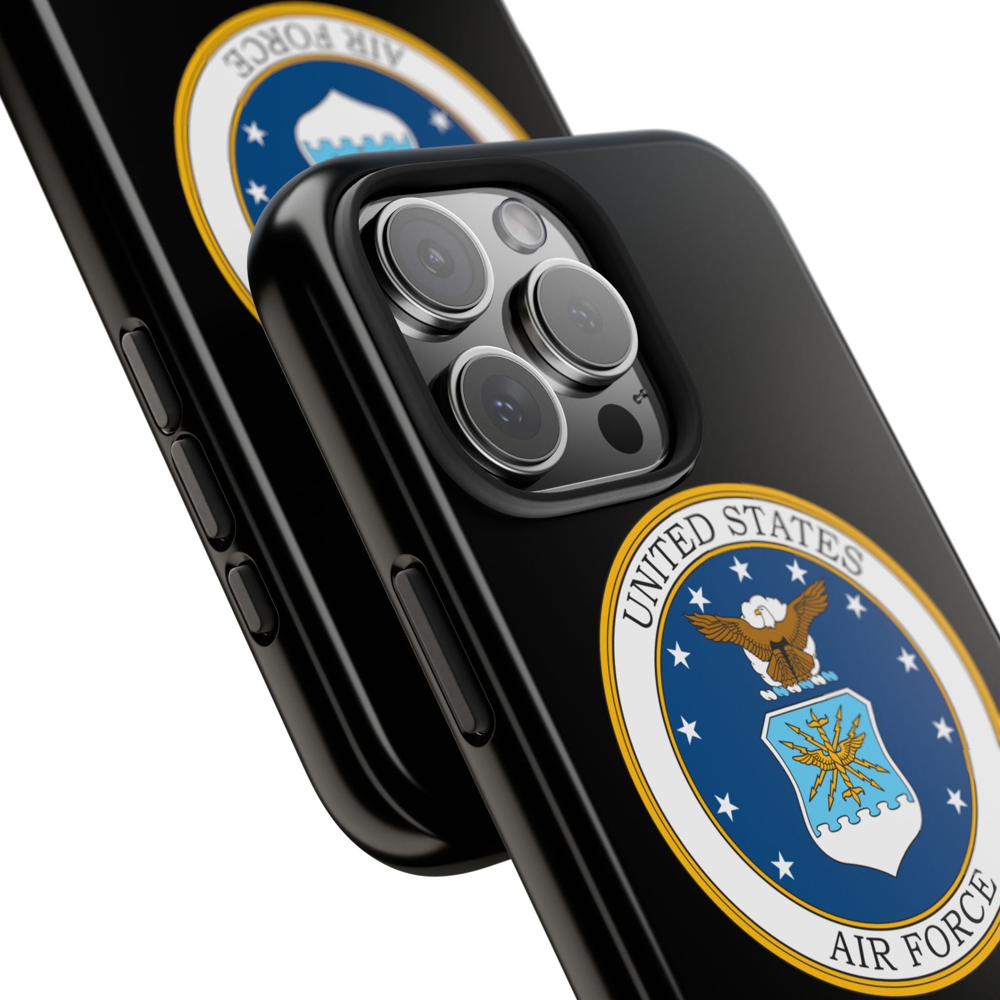 USAF Tough Phone Case — Personalized United States Air Force Emblem