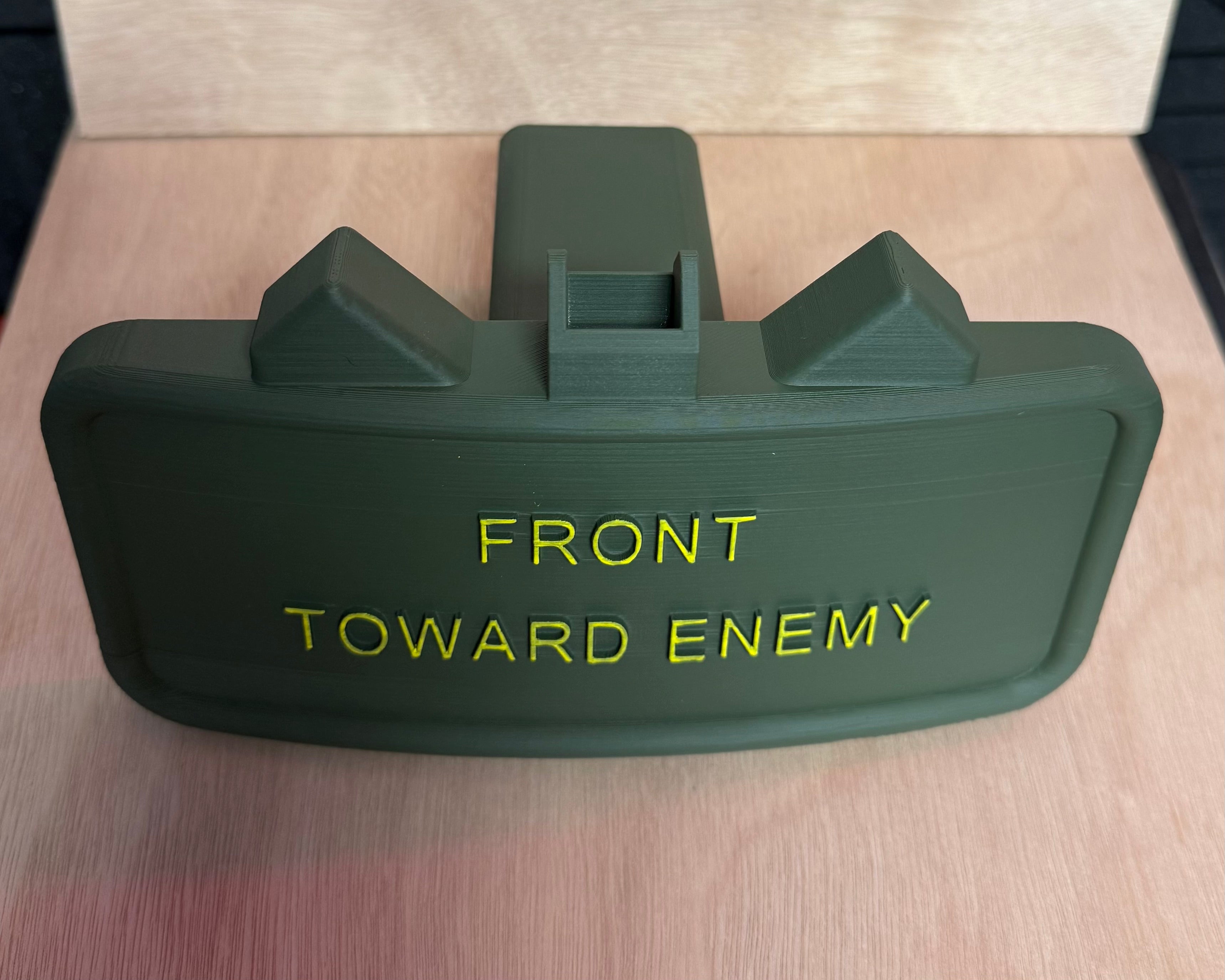 Full Size M18 Claymore Mine Hitch Receiver Cover
